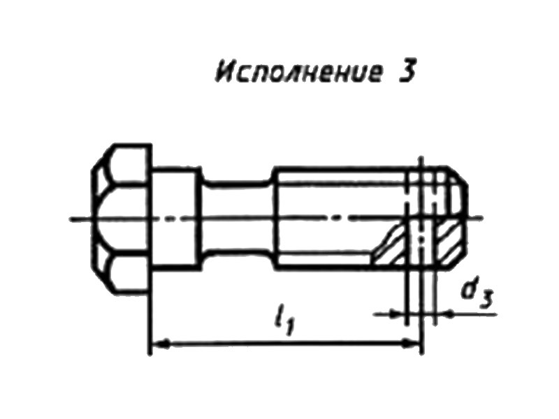 ГОСТ 15590-70 Болты с шестигранной уменьшенной головкой и направляющим подголовком класса точности С.